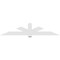Ekena Millwork Kennewick Architectural Grade PVC Gable Bracket, 96"W x 20"H x 2"D x 6"F, 5/12 Pitch GBP096X20X0206KEN00 - alternate 2